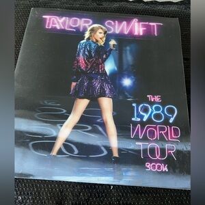 1989 World Tour Book with Purple and Blue Cover